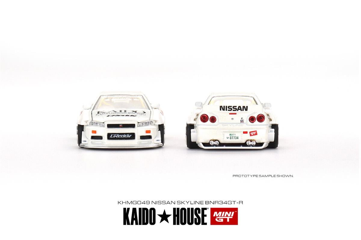 Mini GT Kaido House Nissan Skyline GT-R R34 Kaido Works V2