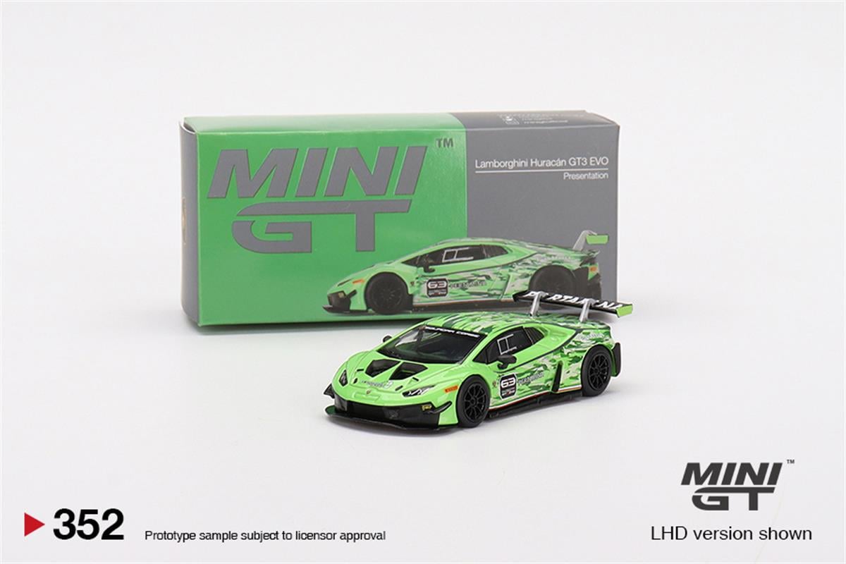 Mini GT Lamborghini Huracan GT3 Evo Presentation