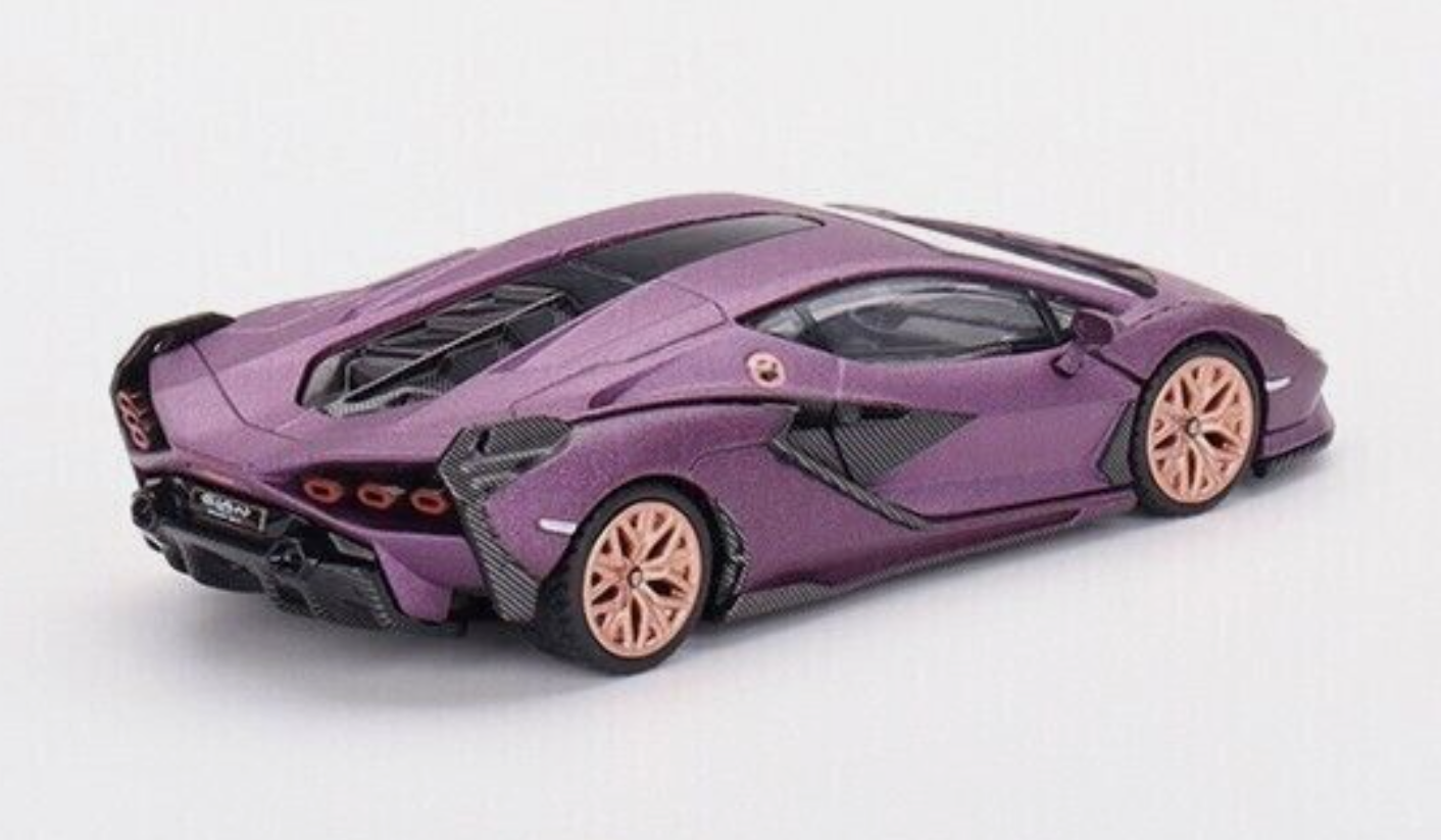 Mini GT Lamborghini Sian FKP 37 Matte Viola SE30 HK Exclusive