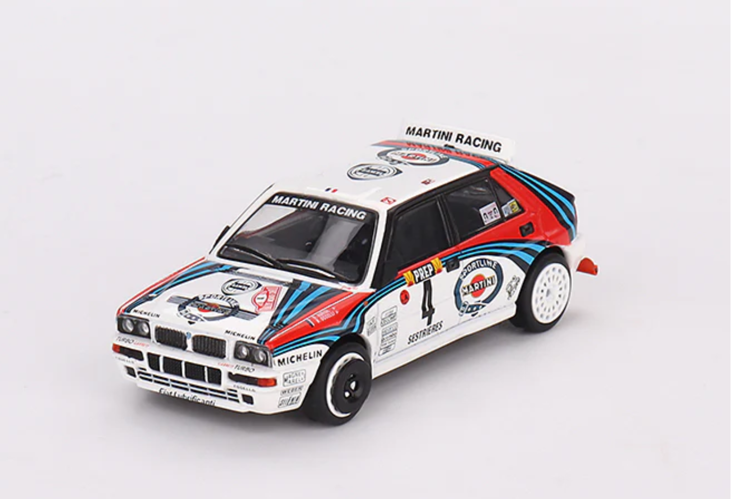 Mini GT Lancia Delta HF integrale Evoluzione 4 cars Set Monte Carlo Rally 
