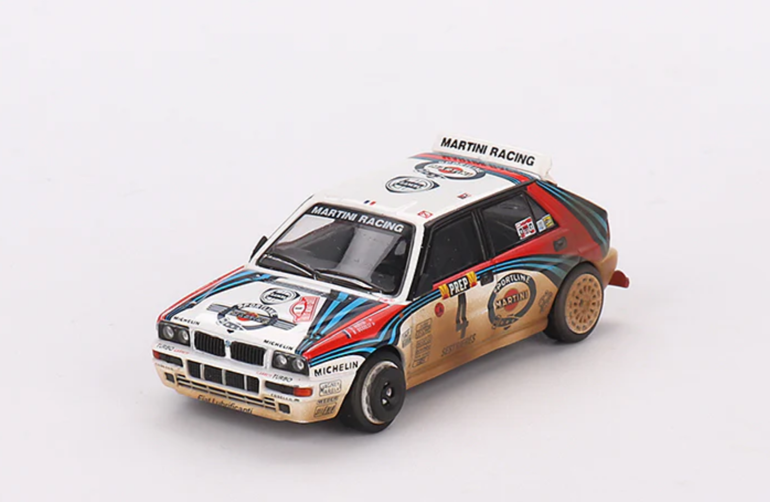 Mini GT Lancia Delta HF integrale Evoluzione 4 cars Set Monte Carlo Rally 
