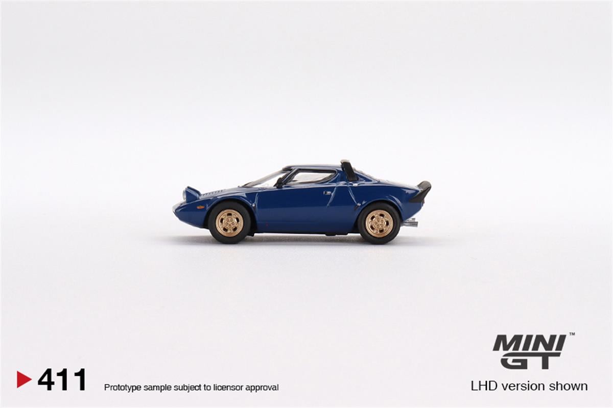 Mini GT Lancia Stratos HF Stradale Bleu Vincennes