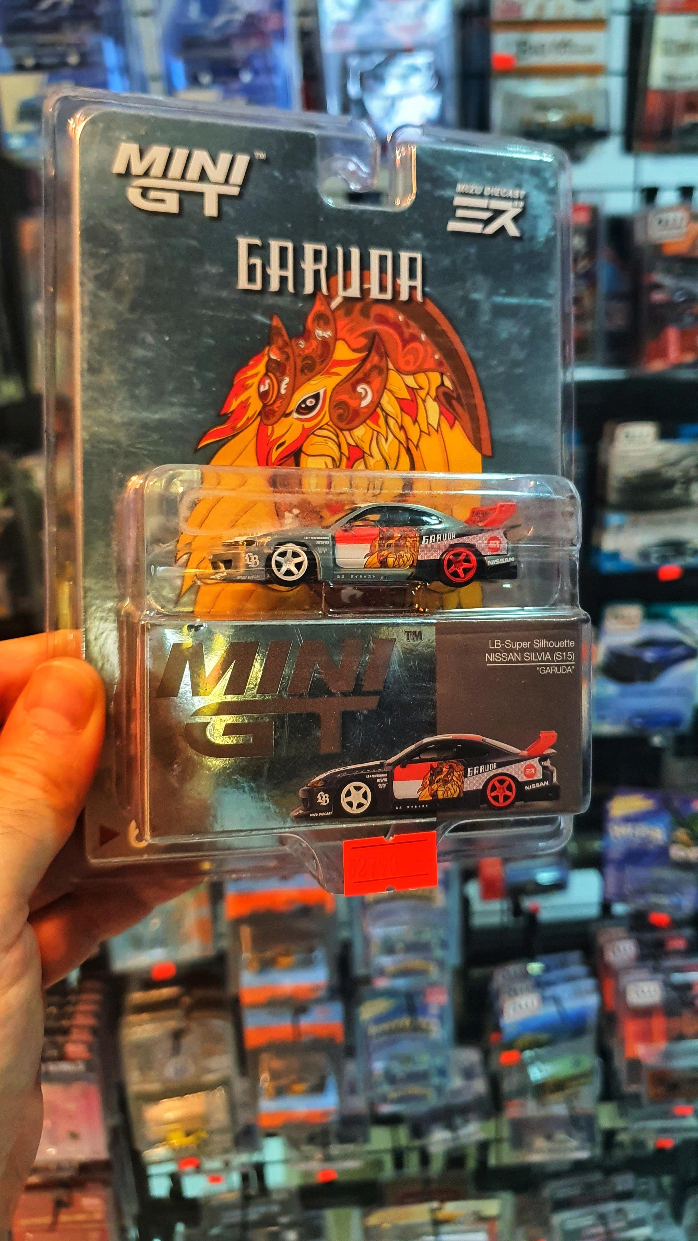Mini GT LB-Silhouette Works Nissan S15 Silvia Garuda Minigt Mizu CHASE