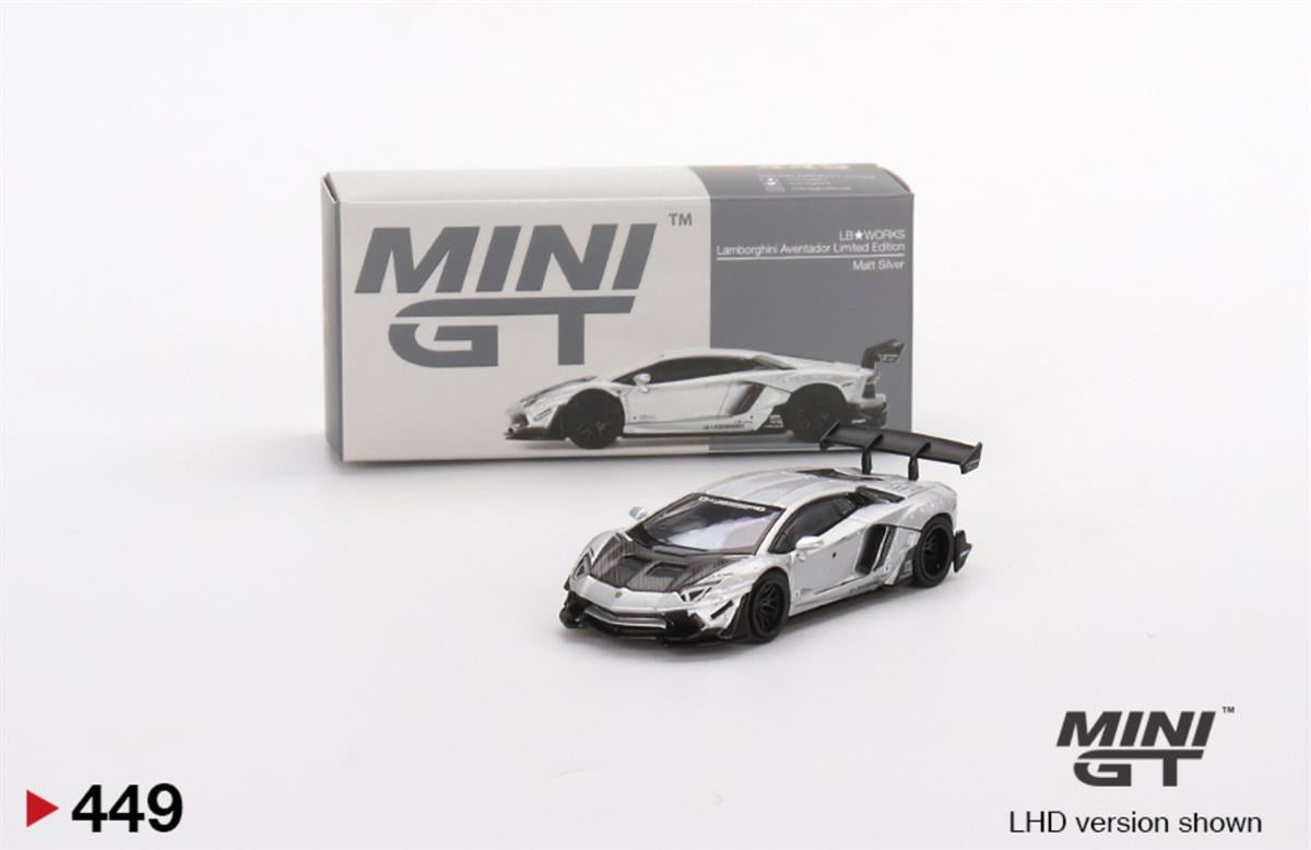 MINI GT LB・Works Lamborghini Aventador Mini GT Top Secret Nissan Skyline GT-R VR32 Japan Exclusive