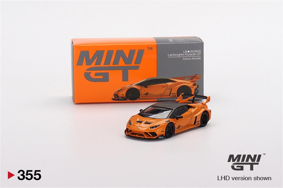 MINI GT LBWK Lamborghini Huracán GRAVITY Mini GT LBWK Lamborghini Huracan GT Arancio Borealis | diecastpazar