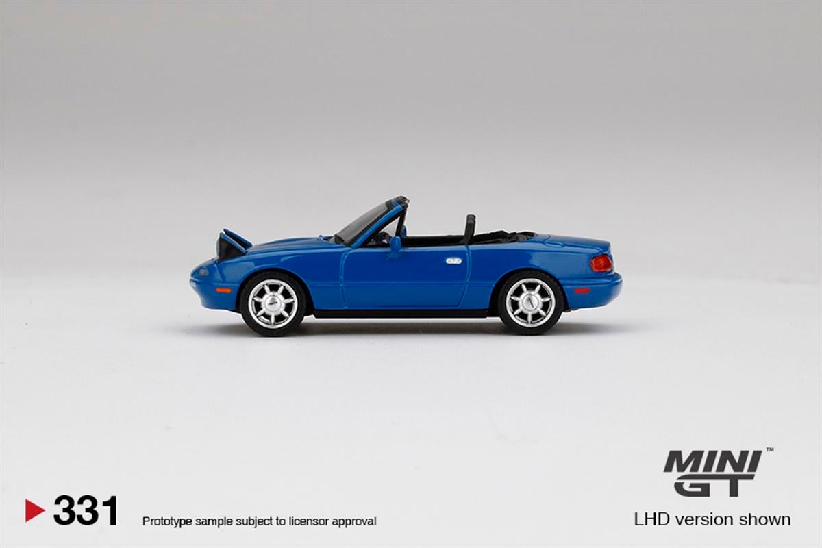 Mini GT Mazda Miata MX-5 Mariner Blue Headlight UP