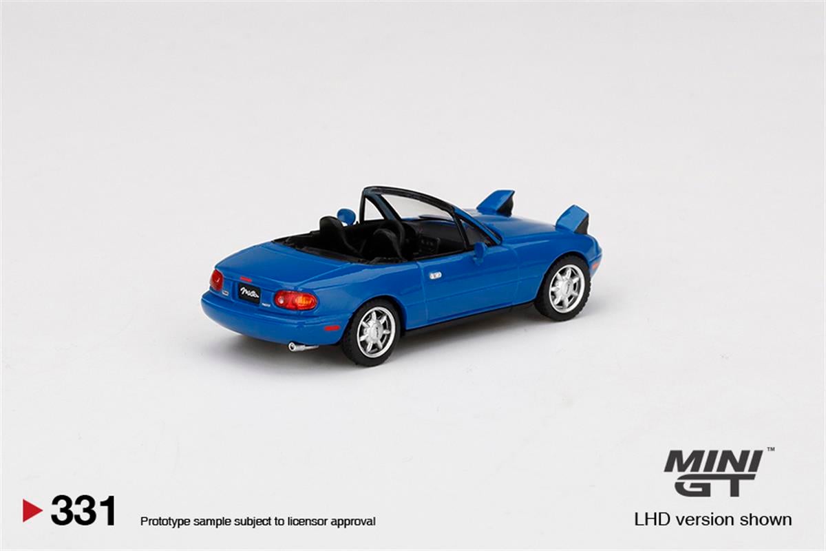 Mini GT Mazda Miata MX-5 Mariner Blue Headlight UP