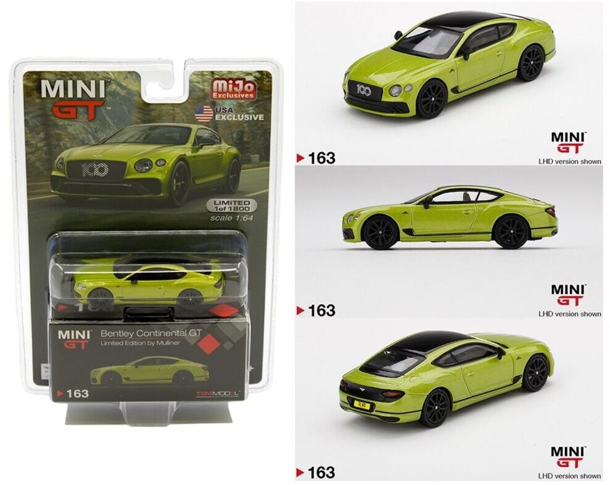 Mini GT Mijo Bentley Continental GT Limited Edition by Mulliner Lhd