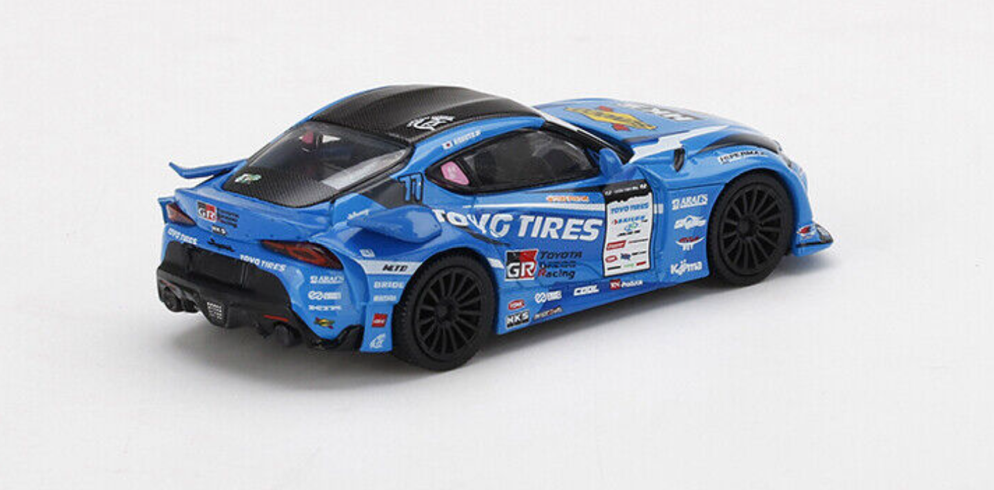 Mini GT Mijo HKS Toyota GR Supra No.77 FAT FIVE Racing 2020 D1 Grand Prix Japan Exclusive rhd
