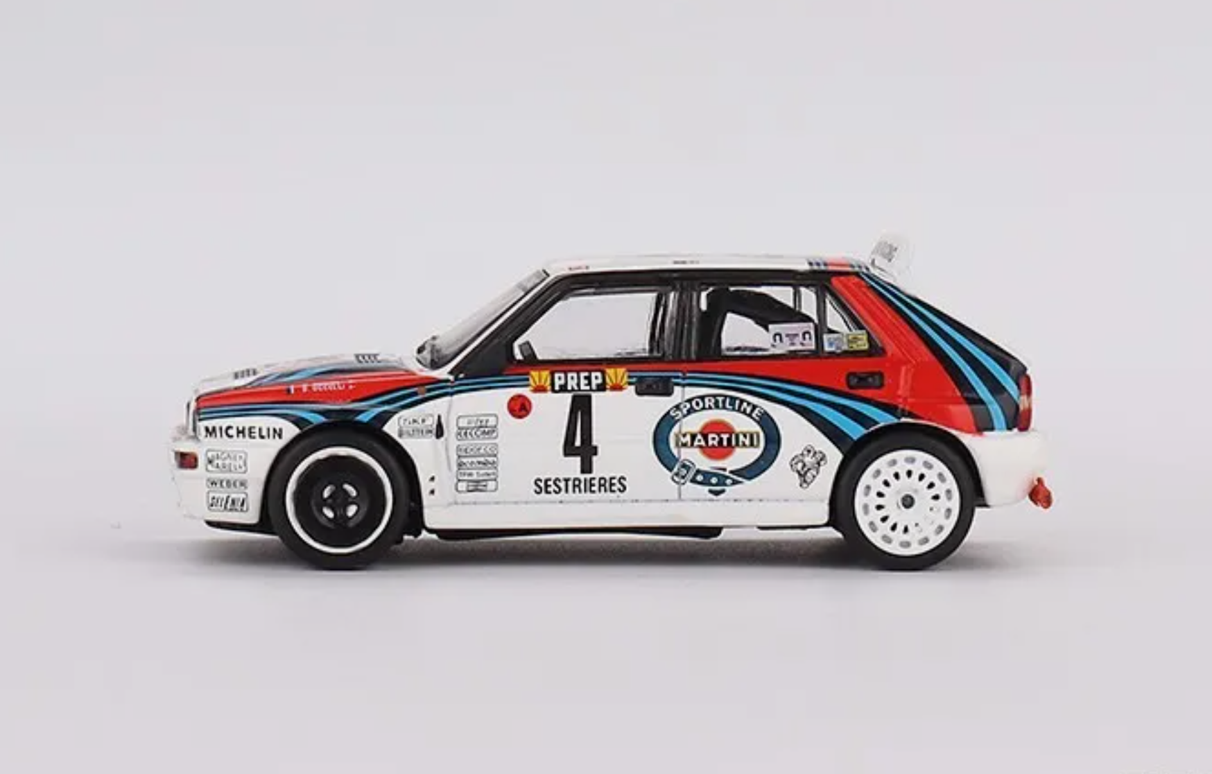 Mini GT Mijo Lancia Delta HF integrale Evoluzione 1992 Rally MonteCarlo Winner #4