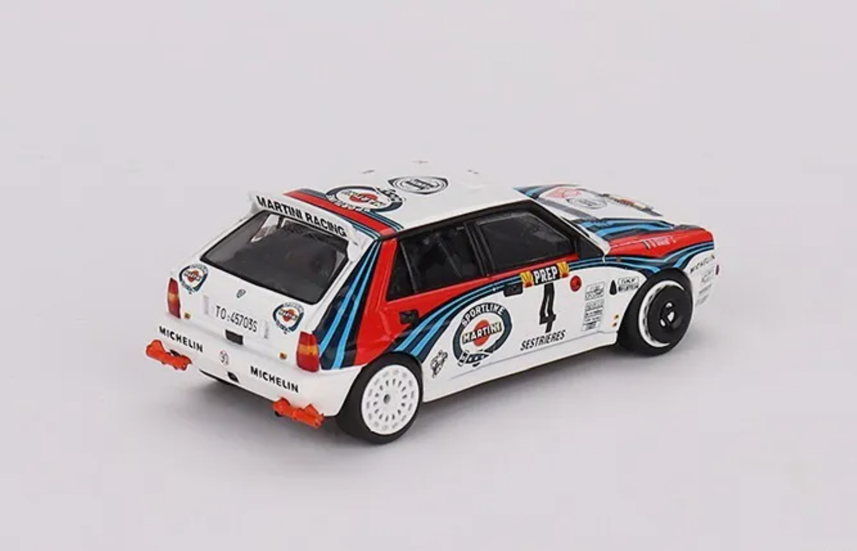 Mini GT Mijo Lancia Delta HF integrale Evoluzione 1992 Rally MonteCarlo Winner #4