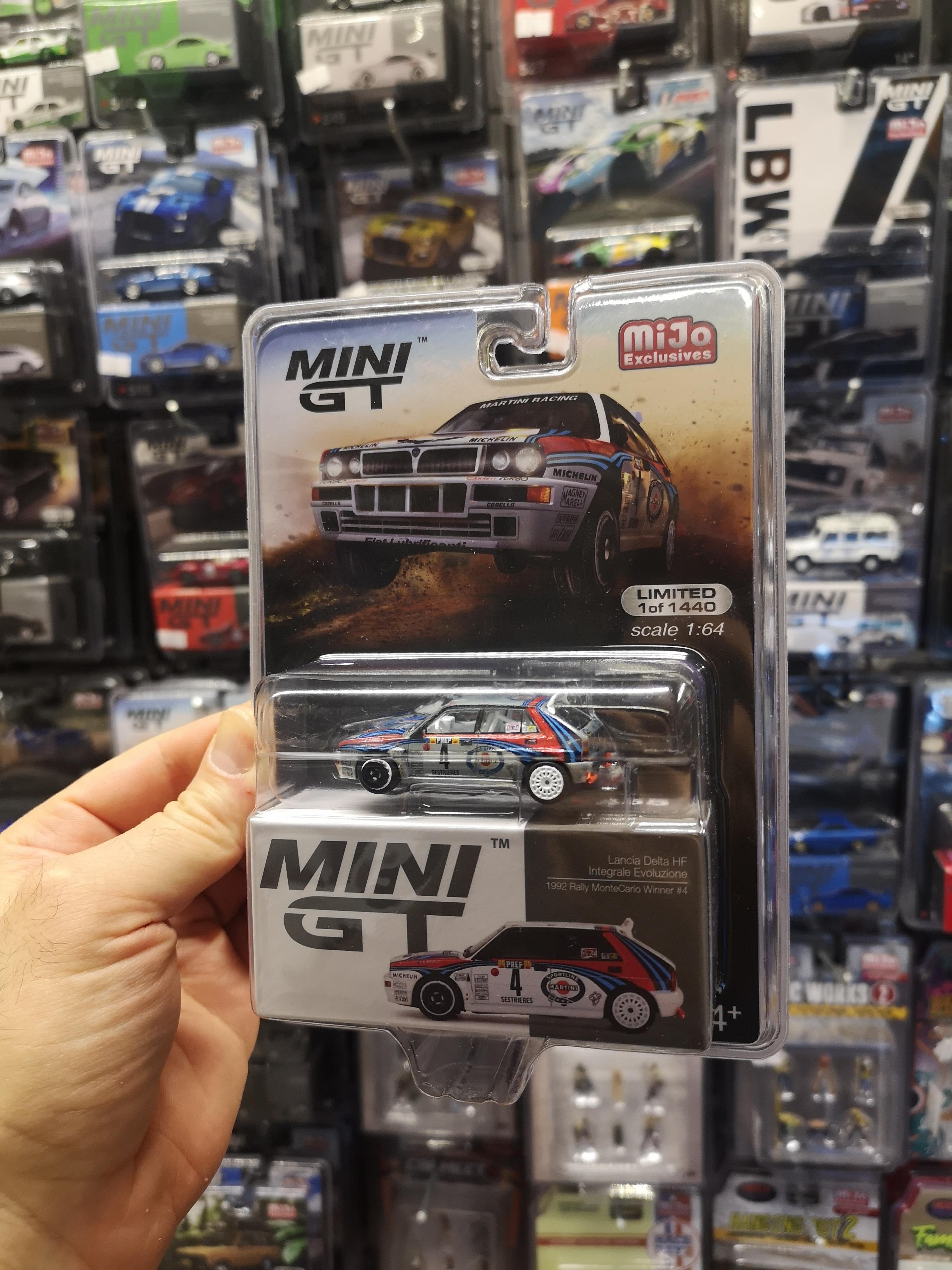 Mini GT Mijo Lancia Delta HF integrale Evoluzione 1992 Rally MonteCarlo Winner #4 CHASE