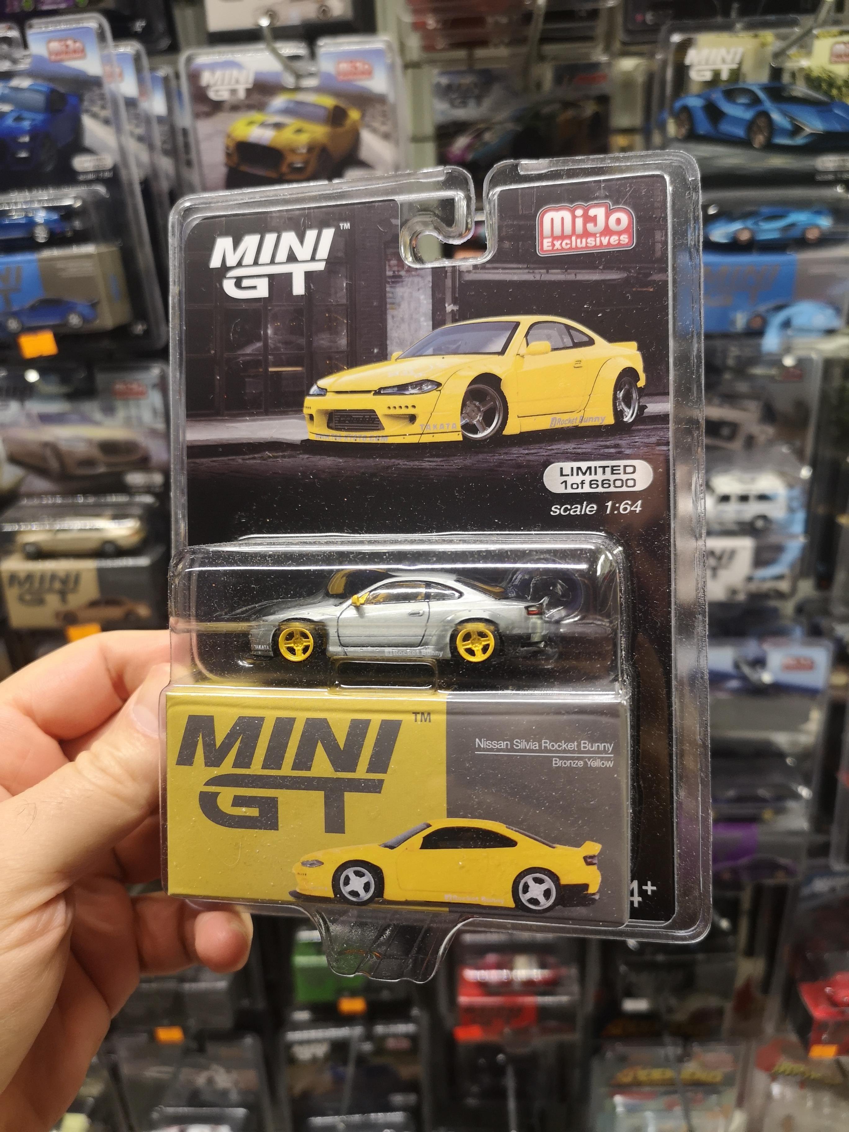 Mini GT Mijo Nissan Silvia S15 Rocket Bunny Bronze Yellow rhd CHASE