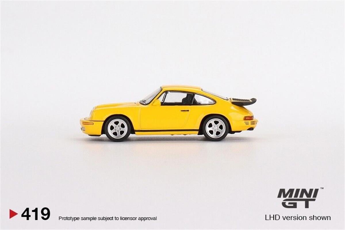 Mini GT Mijo Porsche RUF CTR Aniversary Yellow