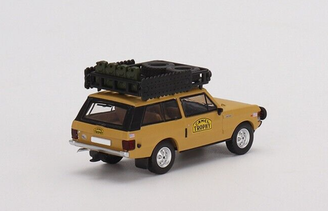 Mini GT Mijo Range Rover 1982 Camel Trophy Papua New Guinea Team USA lhd