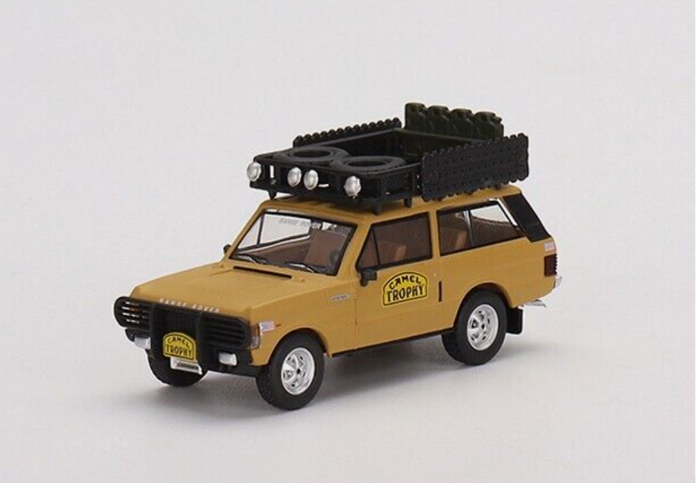Mini GT Mijo Range Rover 1982 Camel Trophy Papua New Guinea Team USA lhd