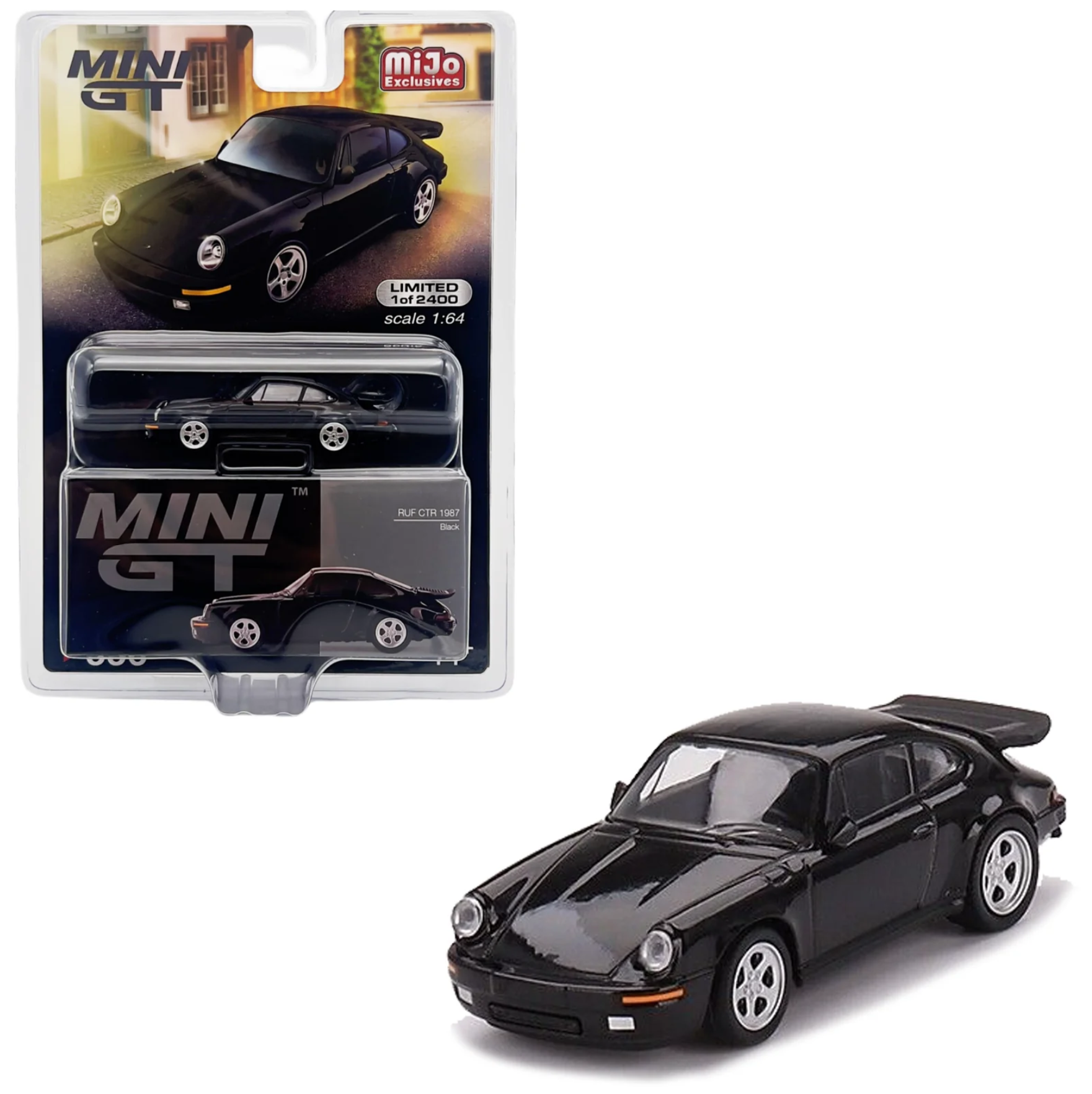 Mini GT Mijo Ruf CTR 1987 Black lhd
