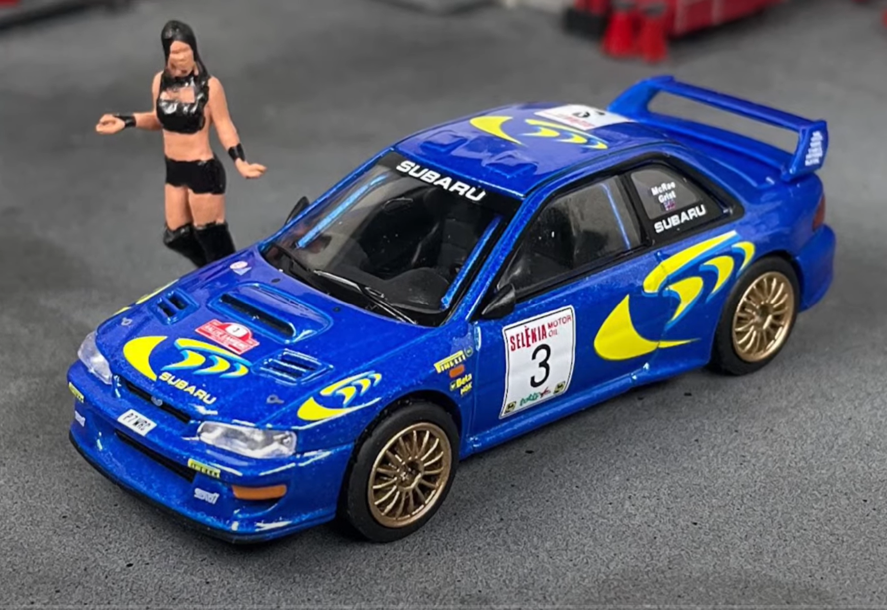 Mini GT Mijo Subaru impreza Wrc97 1997 Rally Sanremo Winner #3