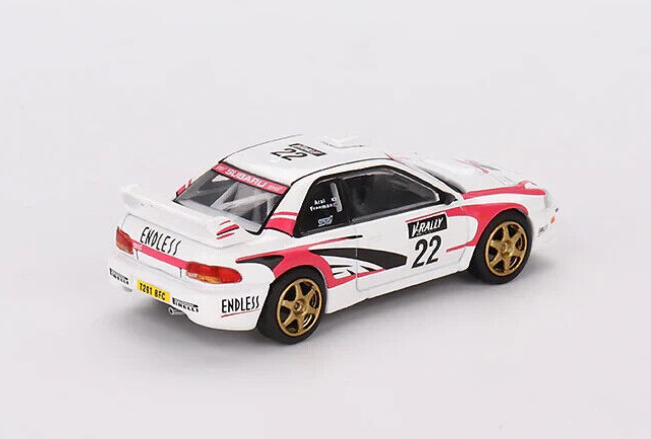Mini GT Mijo Subaru impreza WRC98 #22 1999 Rally Tour de Corse lhd