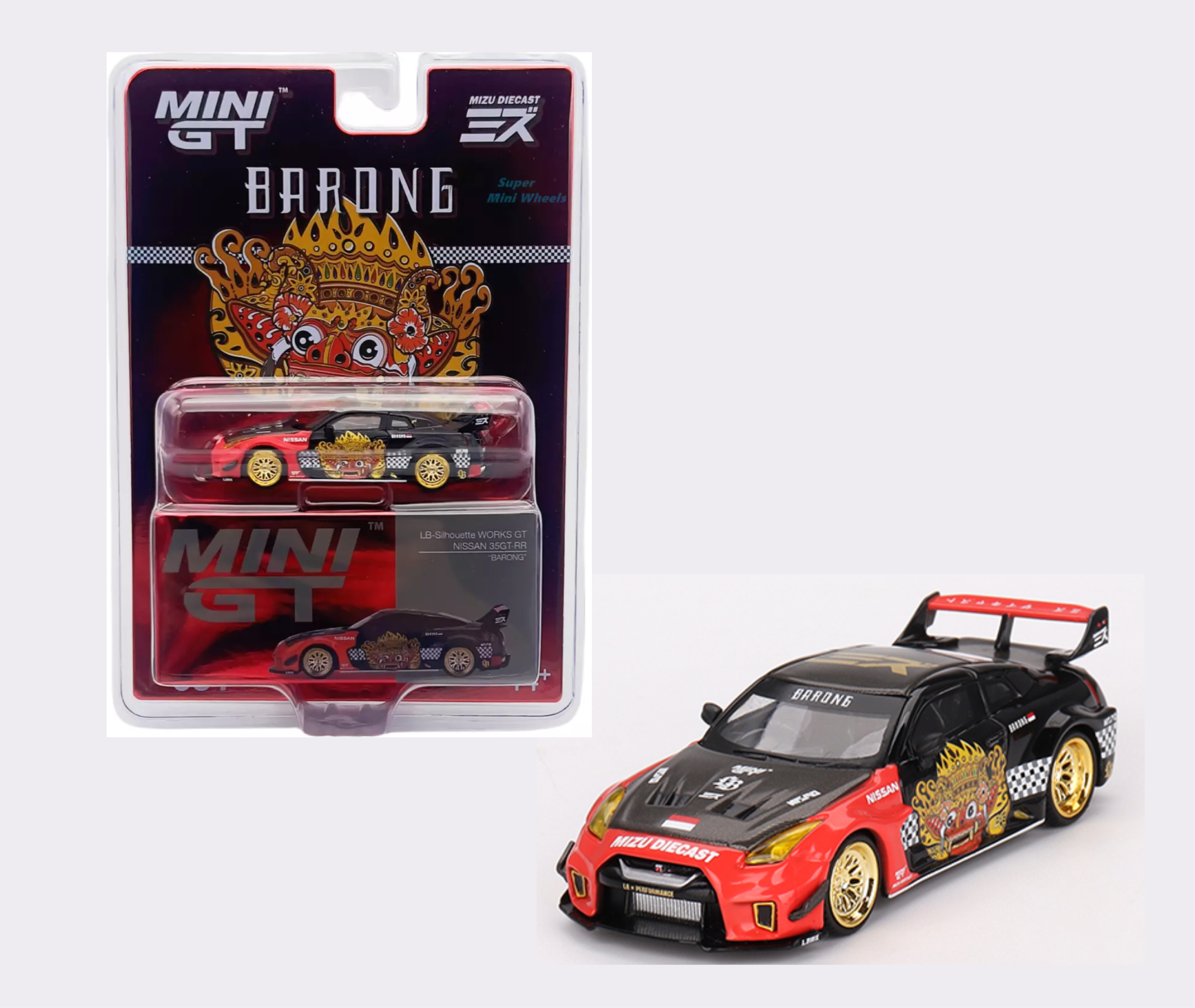 Mini GT Mizu LB-Super Silhouette Works GT Nissan 35GT-RR Ver.1 BARONG