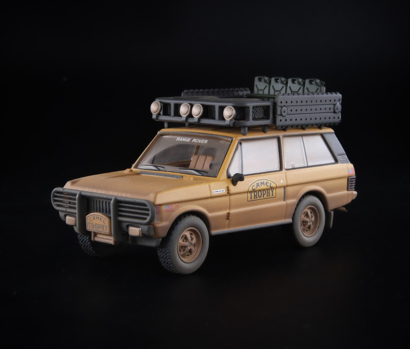 Mini GT Range Rover 1982 Camel Trophy Papua New Guinea Set