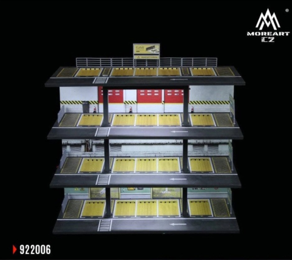 Moreart American steel frame garage lighting version assembly scene Model C