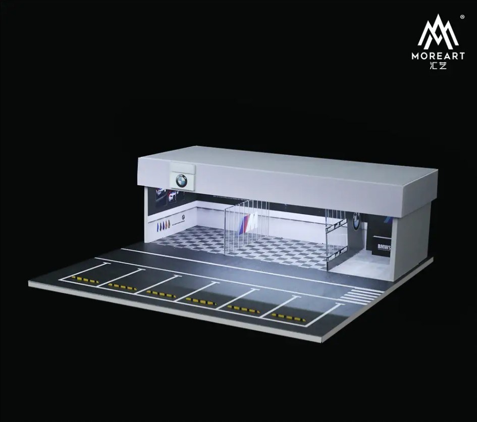 Moreart BMW modification shop lighting version scene