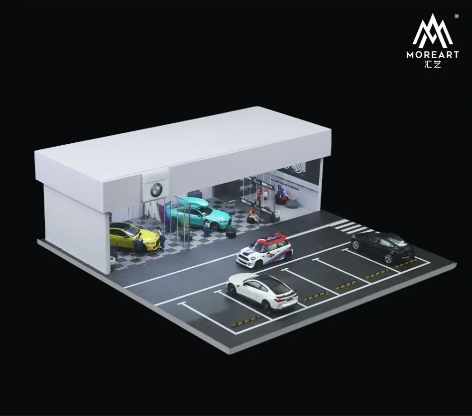 Moreart BMW modification shop lighting version scene