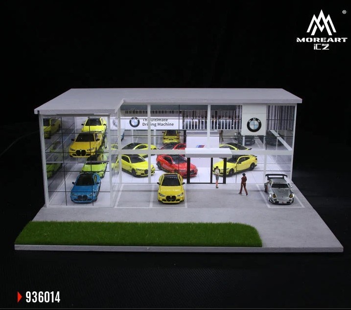 Moreart BMW store lighting scene