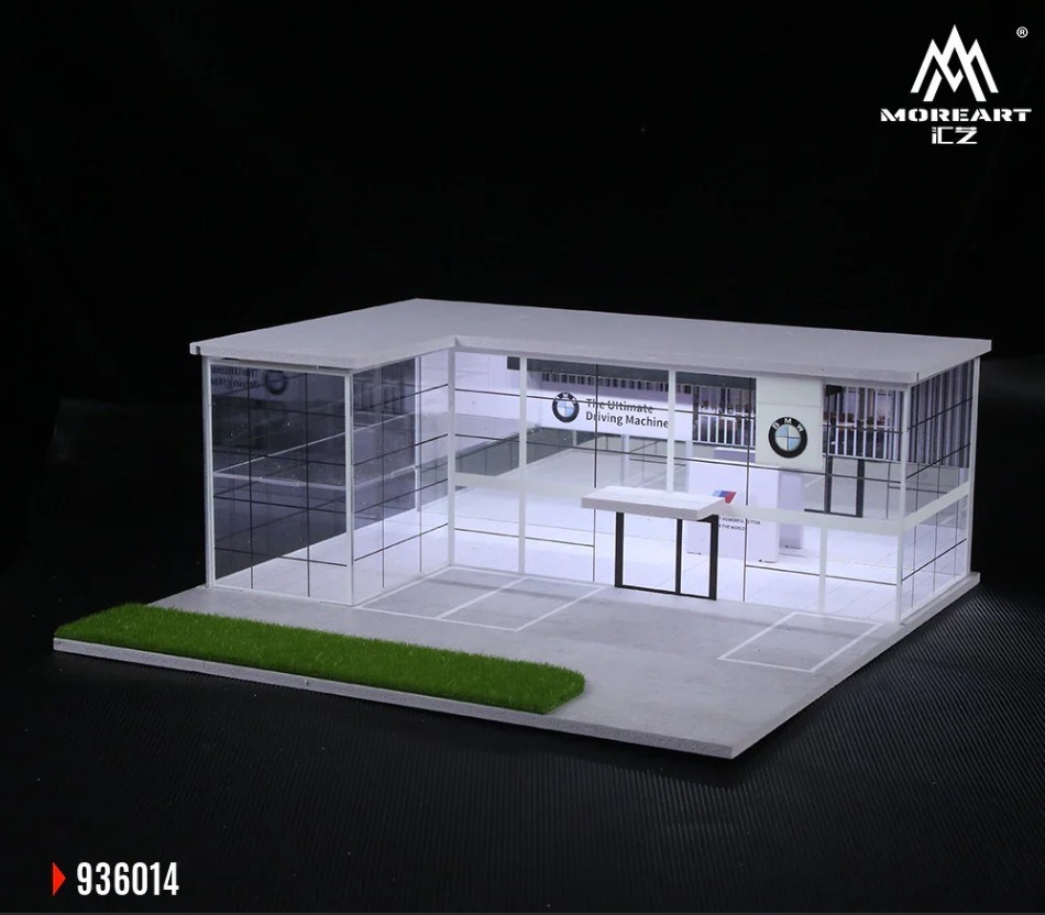Moreart BMW store lighting scene