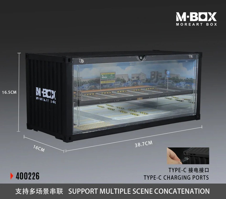 Moreart Container Underground Parking Garage Scene B Model