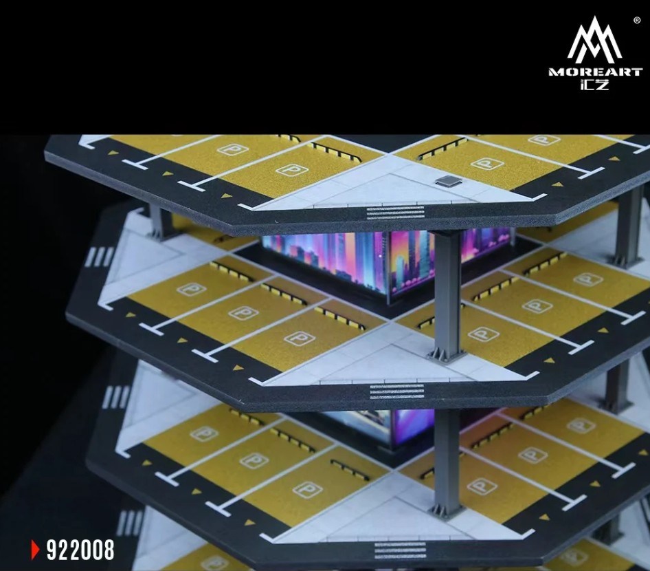 Moreart Octagonal Building Parking Lot 02 Simulation Model