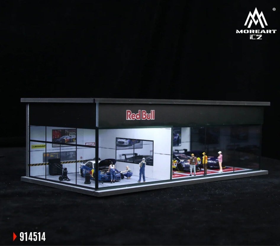 Moreart Red Bull - Parking Exhibition Scene