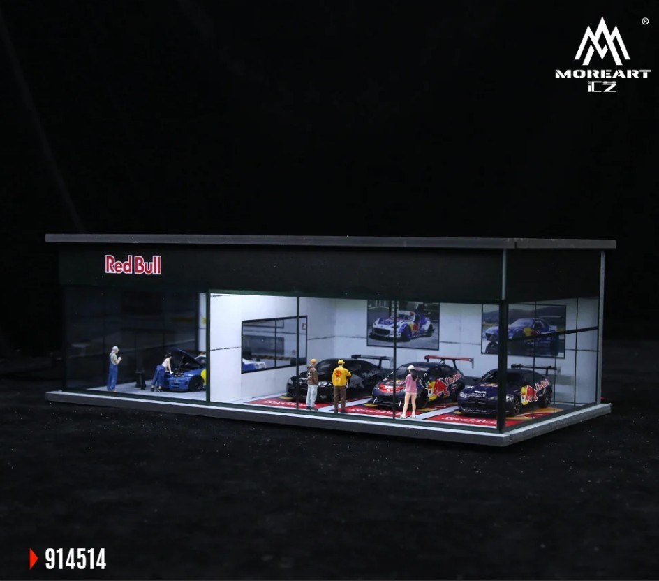 Moreart Red Bull - Parking Exhibition Scene