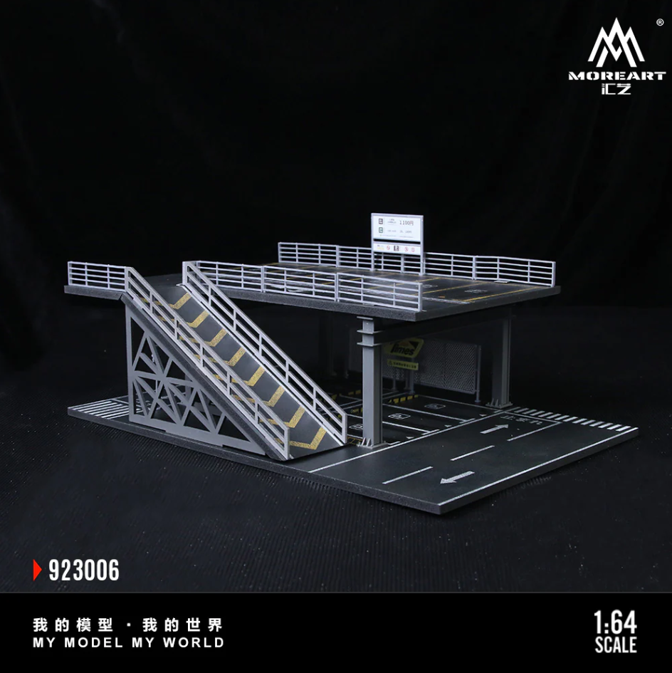 Moreart Steel Frame Structure Platform Parking F Diorama