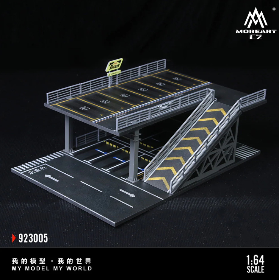 Moreart Steel Frame Structure Platform Parking E Diorama