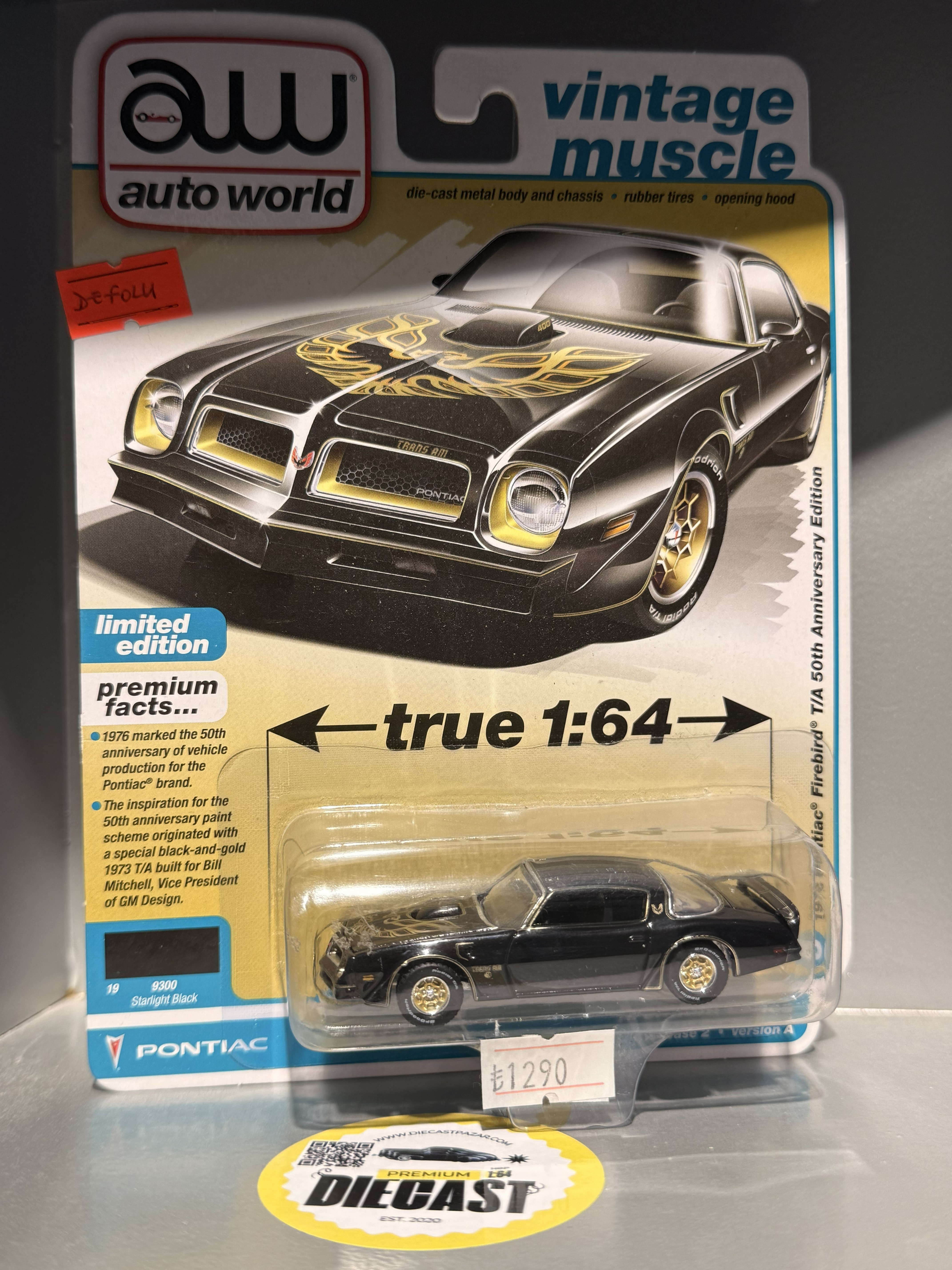 Outlet Auto World 1976 Pontiac Firebird T/A 50th Anniversary Model