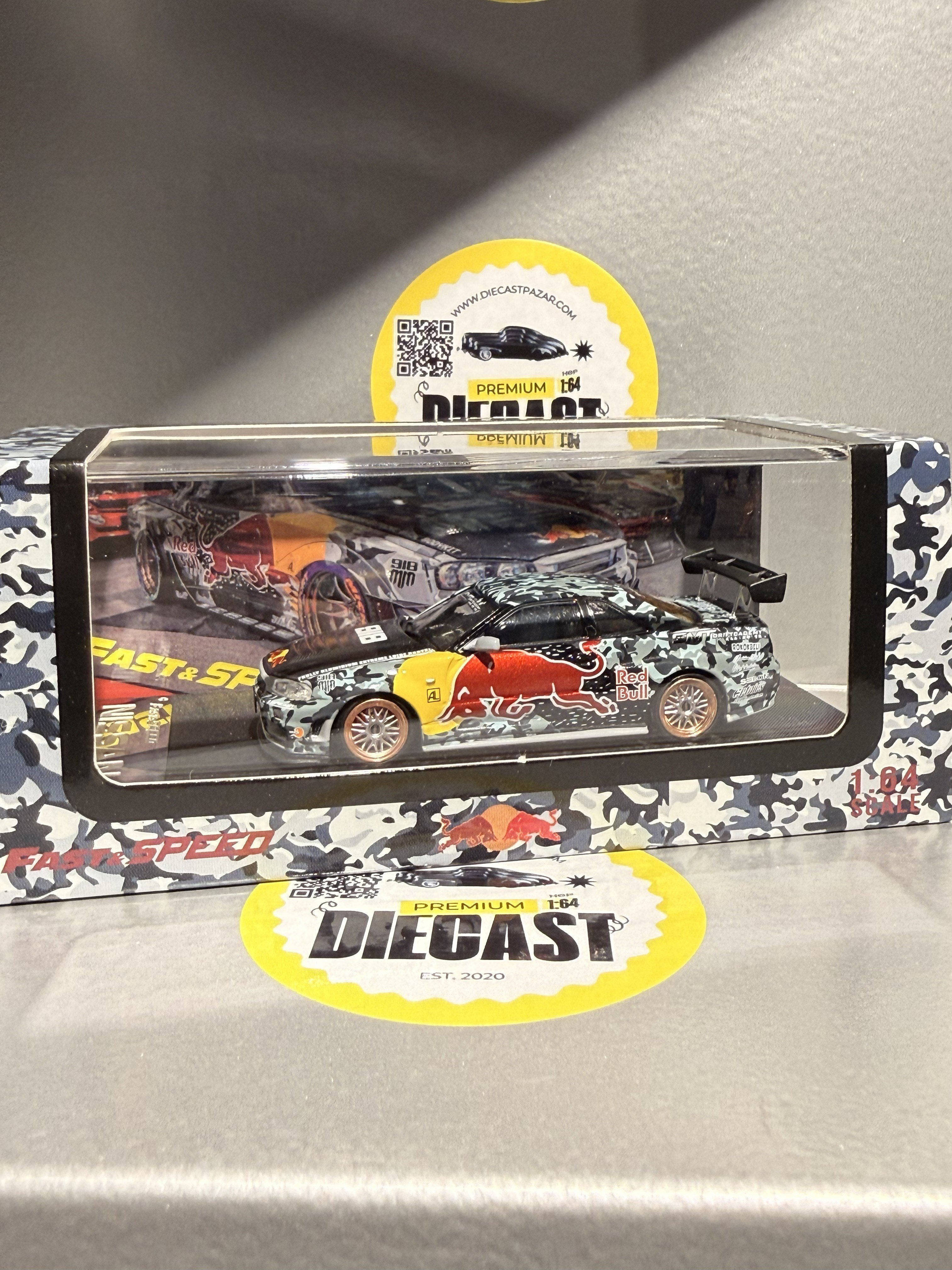Outlet Fast Speed Nissan Skyline R34 Red Bull