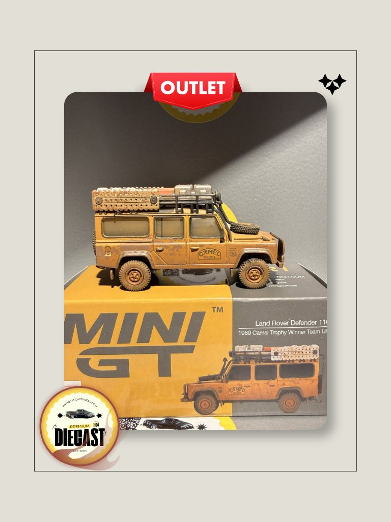 Outlet Mini GT Land Rover Defender 110 Camel Dust #221