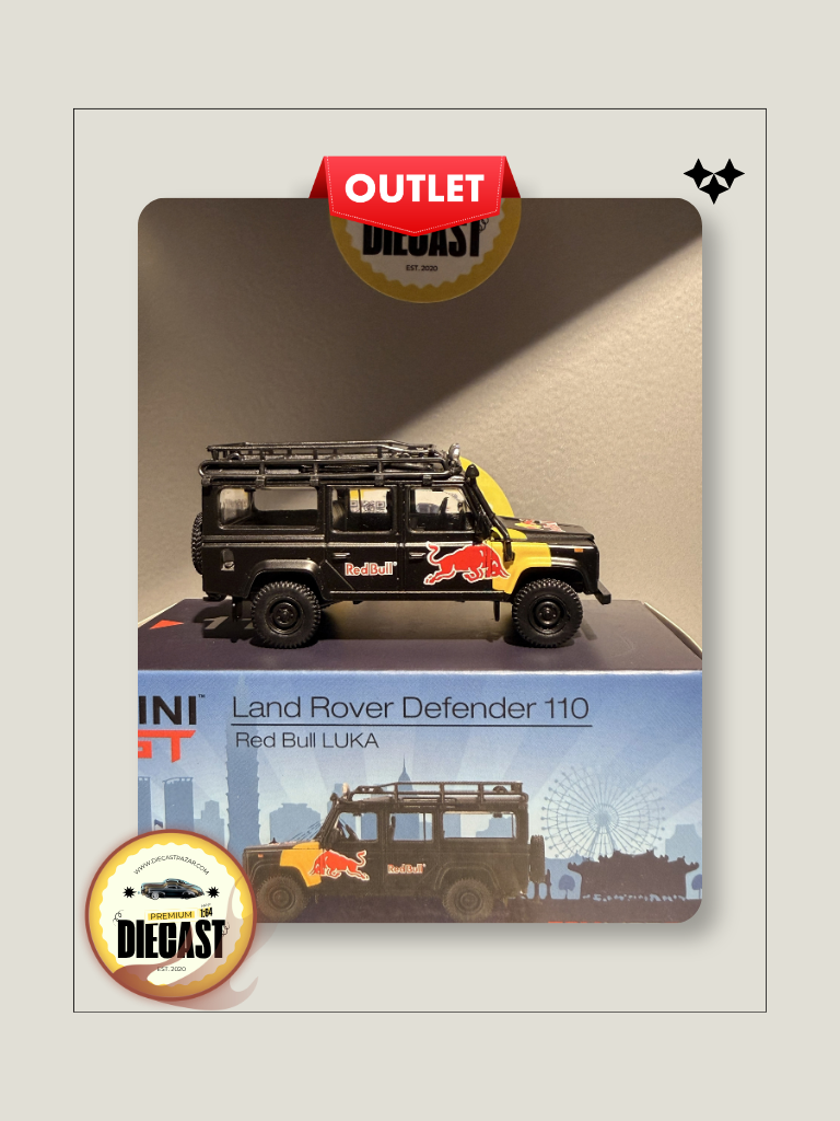 Outlet Mini GT Land Rover Defender 110 Red Bull Luka #110