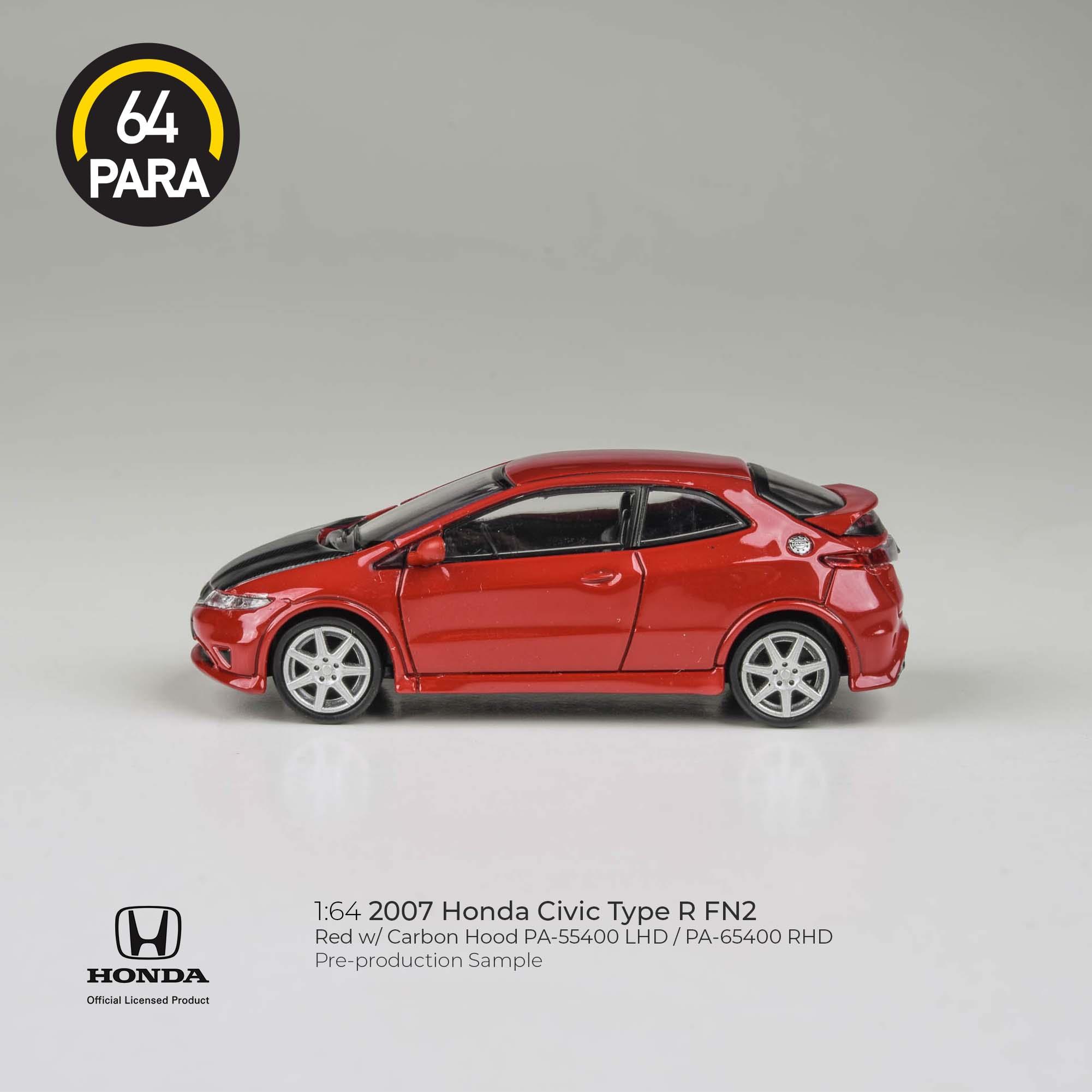 Para64 2007 Honda Civic Type R FN2 Red/carbon hood