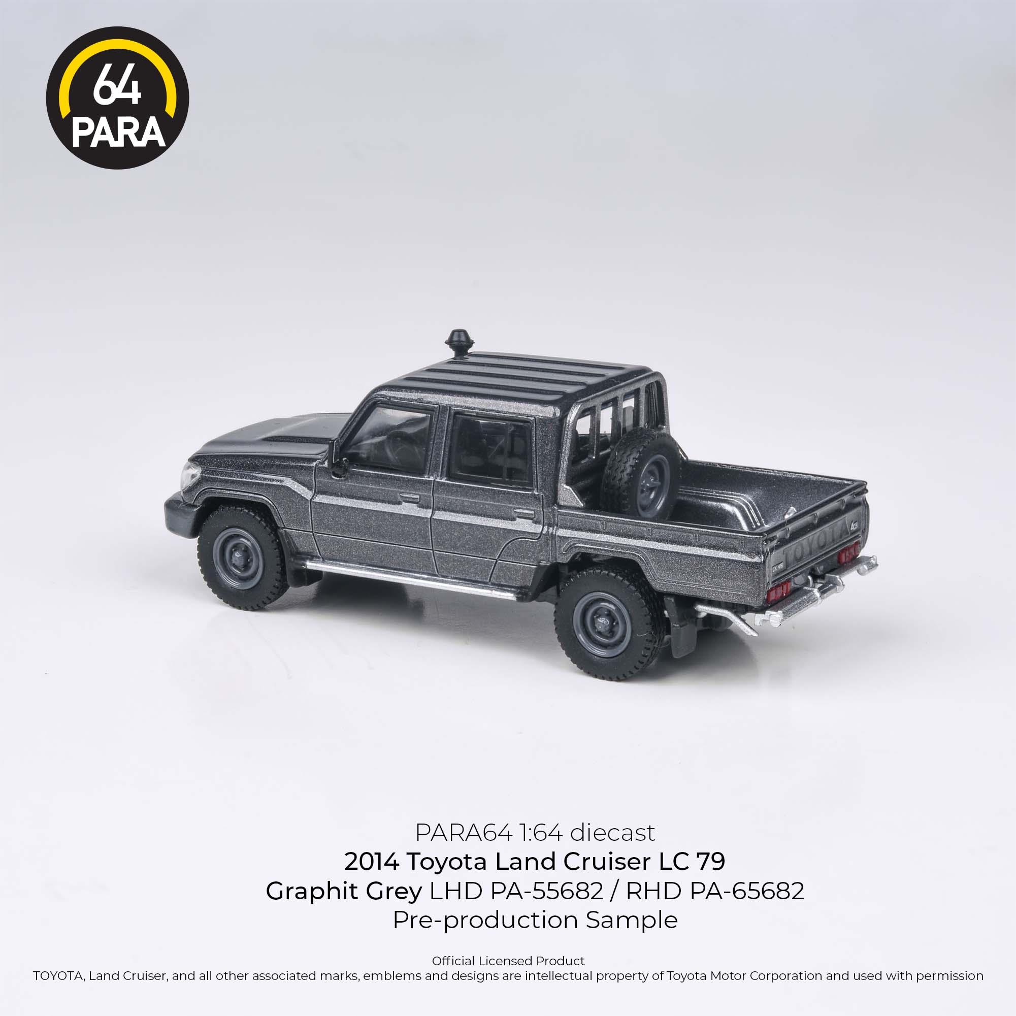 Para64 Toyota 2014 Land Cruiser Double Cab Pickup LC79 graphite Grey Rhd