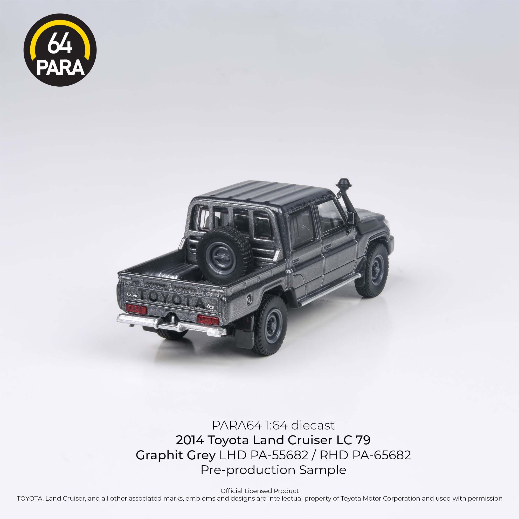 Para64 Toyota 2014 Land Cruiser Double Cab Pickup LC79 graphite Grey Rhd
