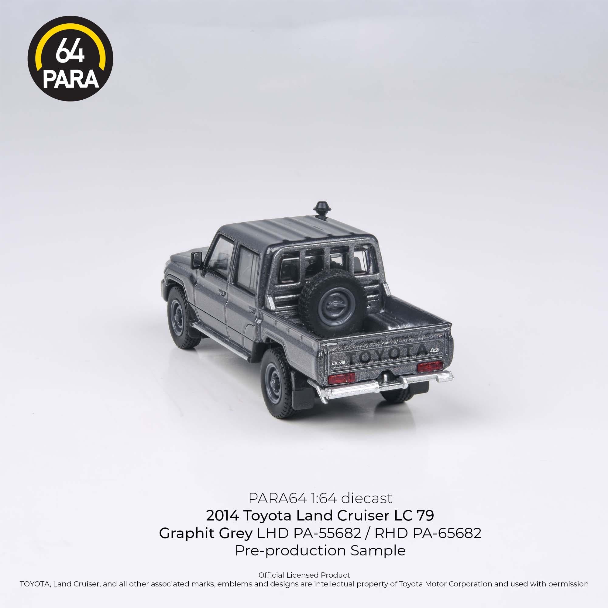Para64 Toyota 2014 Land Cruiser Double Cab Pickup LC79 graphite Grey Rhd