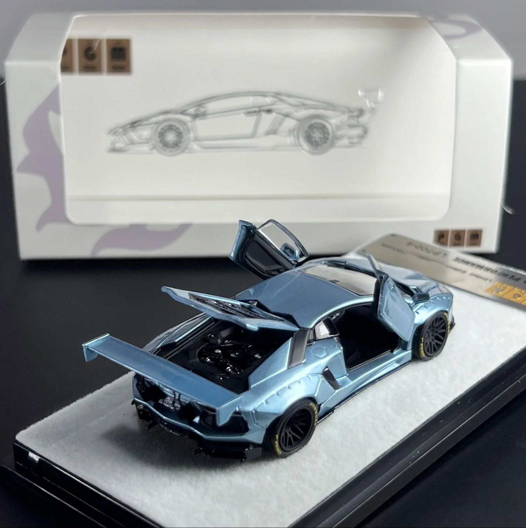 PGM Lamborghini Aventador Ice Blue