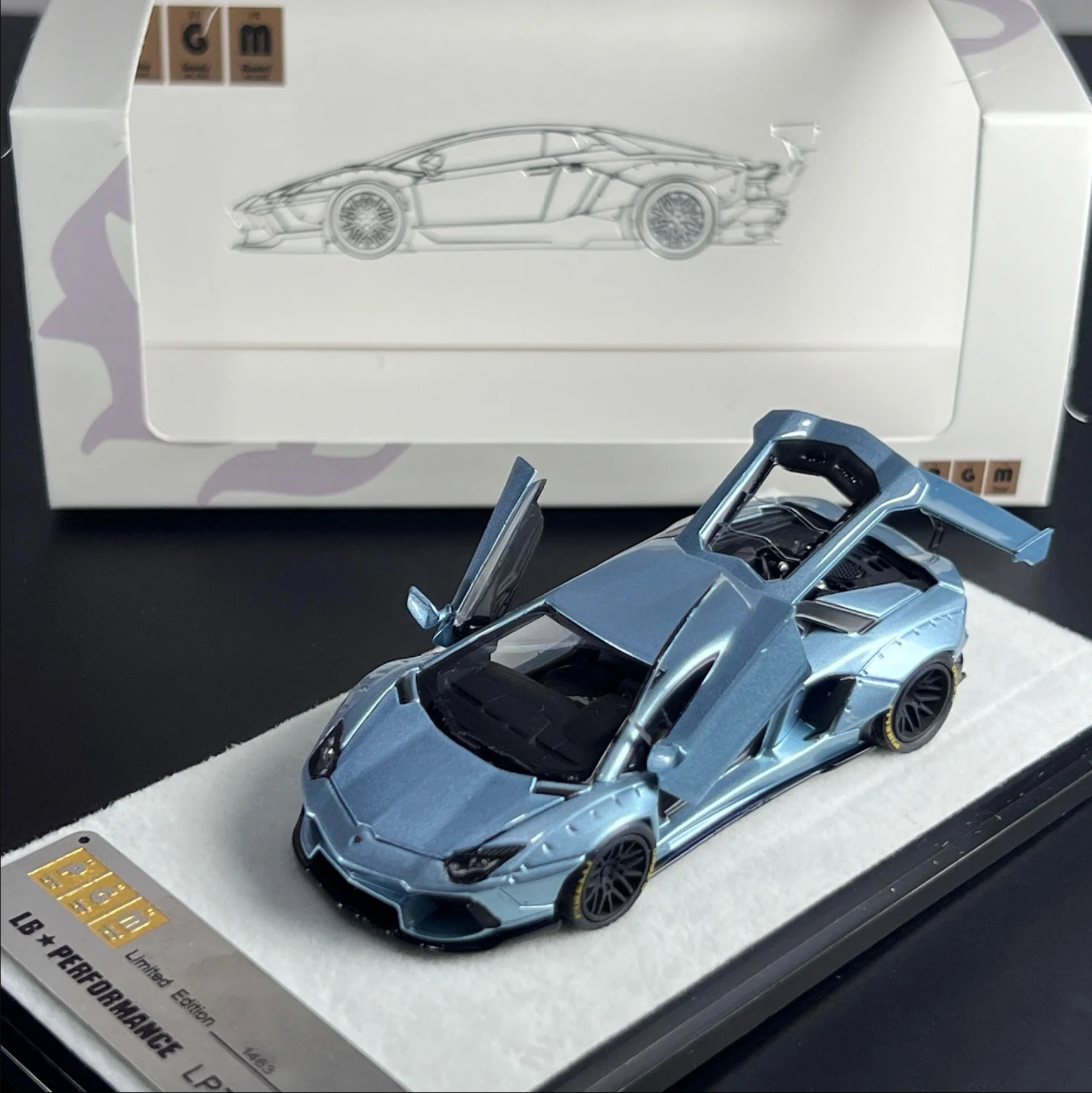 PGM Lamborghini Aventador Ice Blue