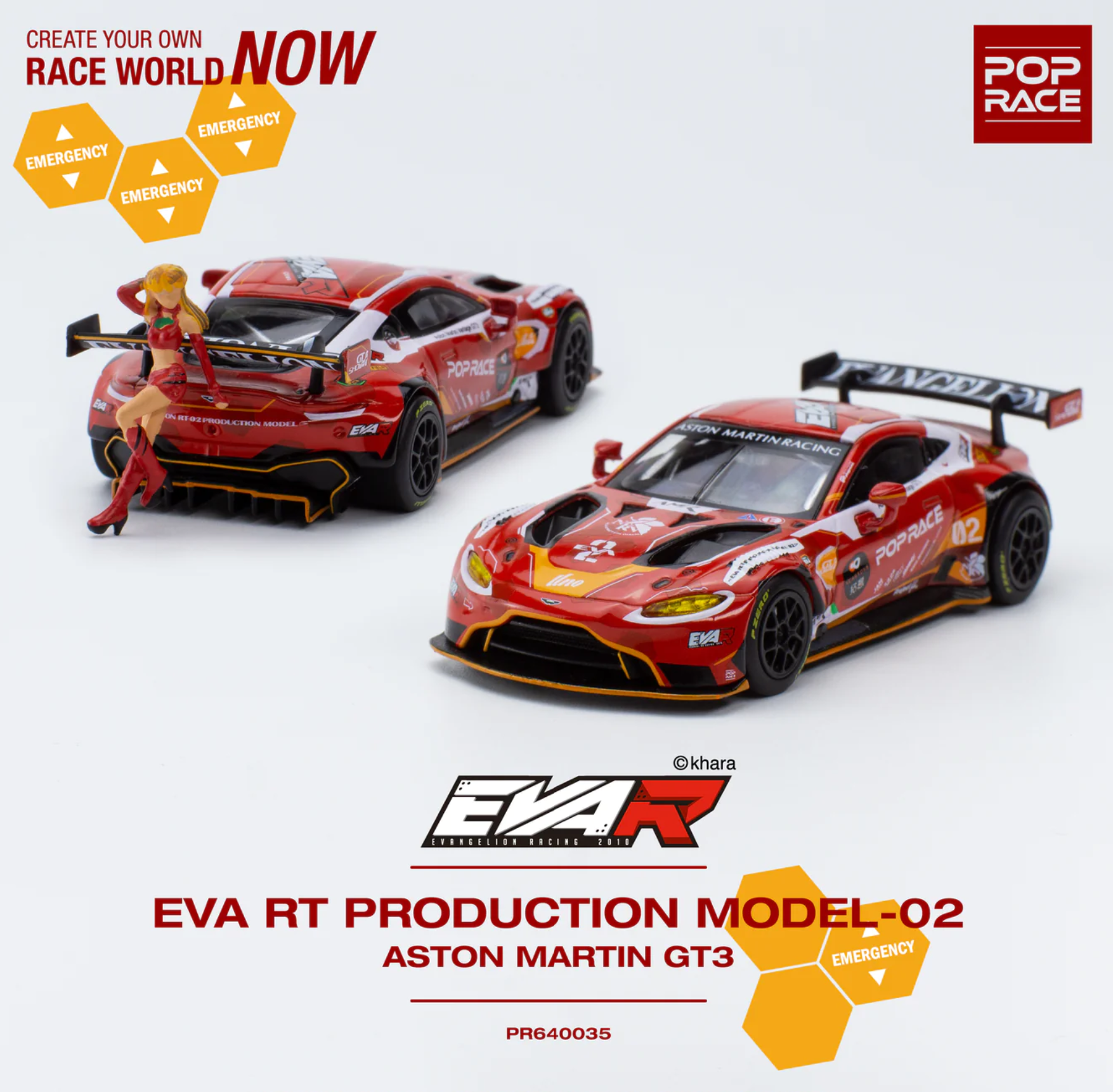 Pop Race Aston Martin GT3 EVA RT Production Model 02