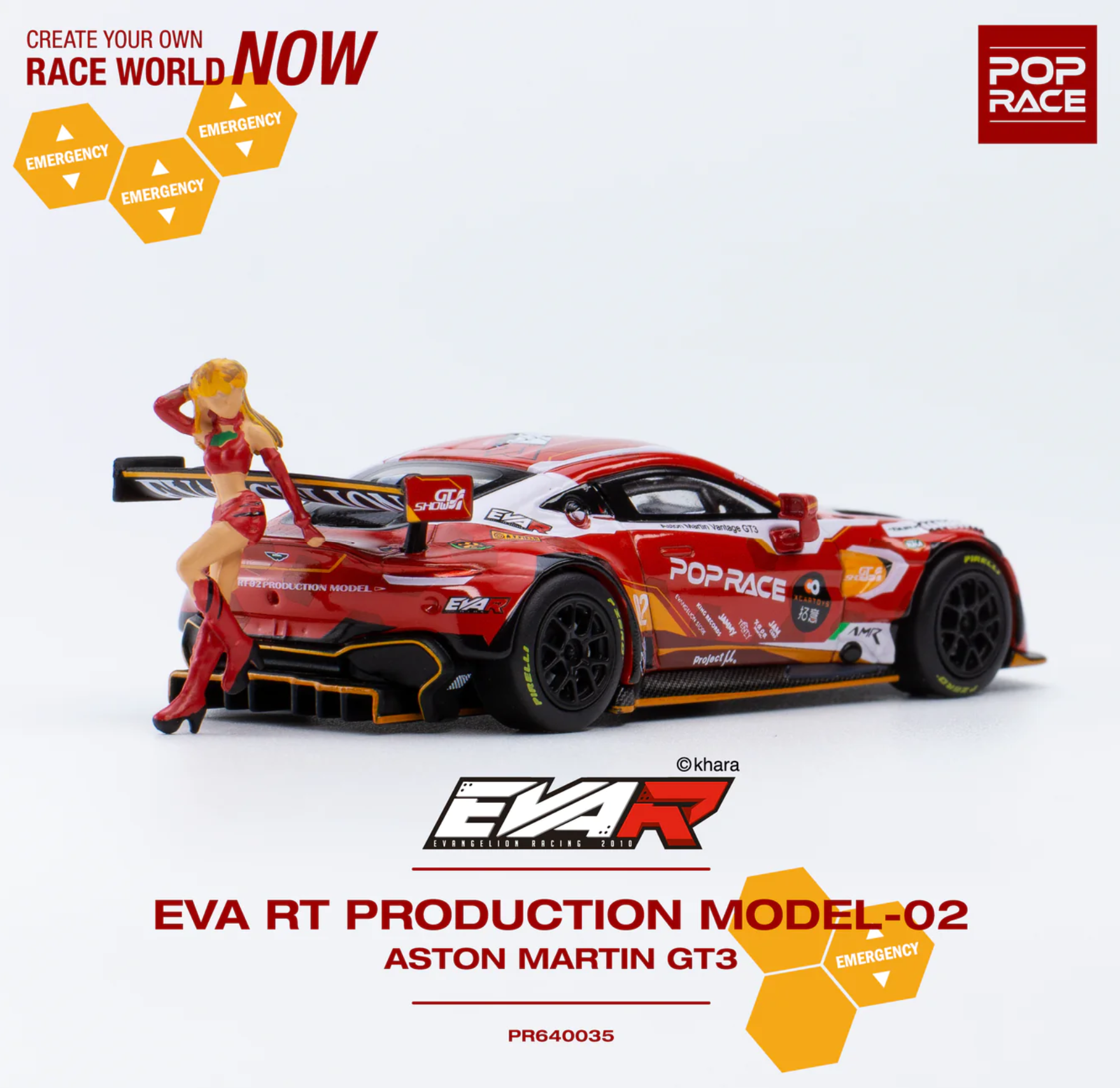 Pop Race Aston Martin GT3 EVA RT Production Model 02