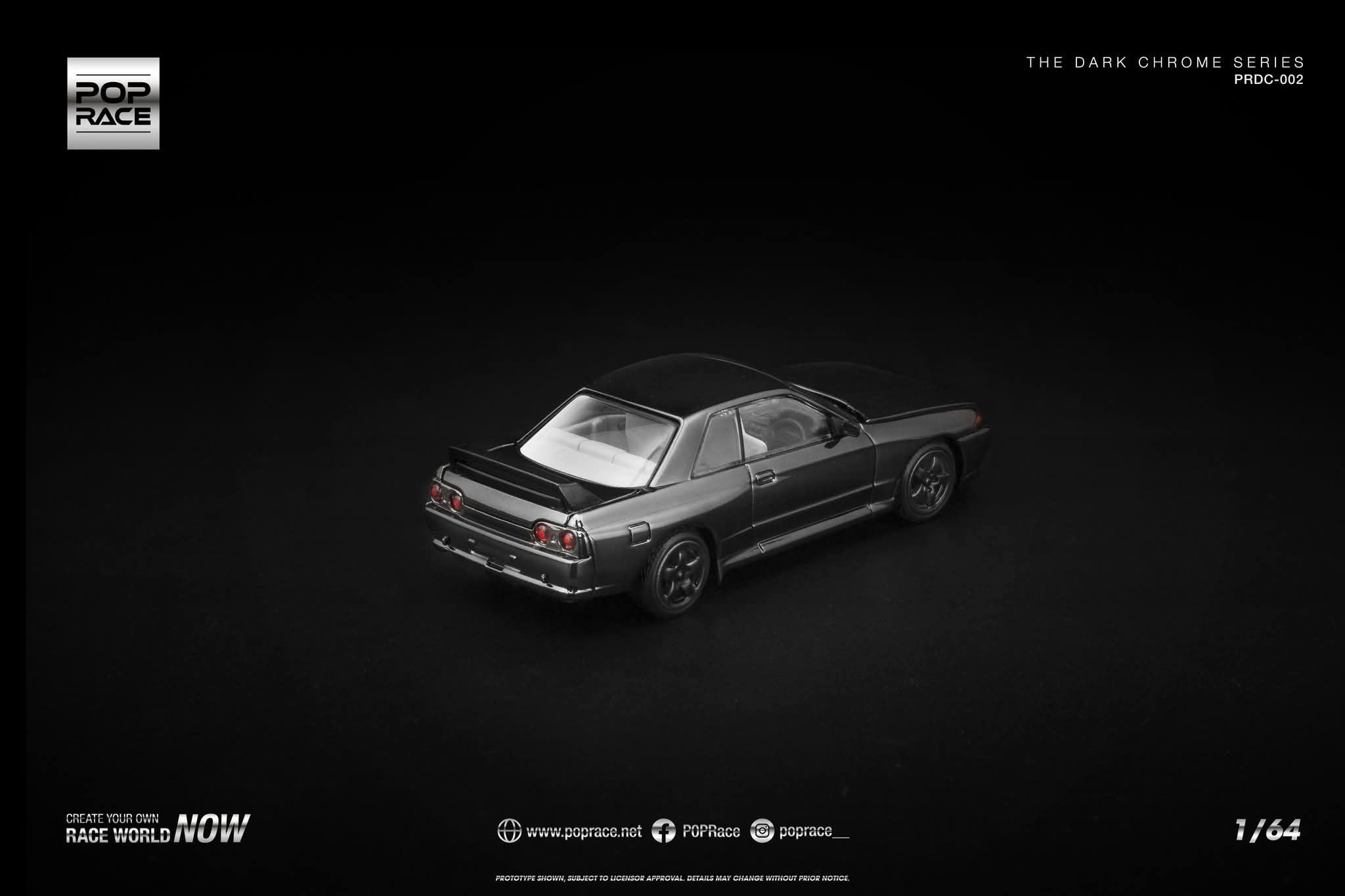 Pop Race Dark Chrome Series Nissan Skyline R32 #002