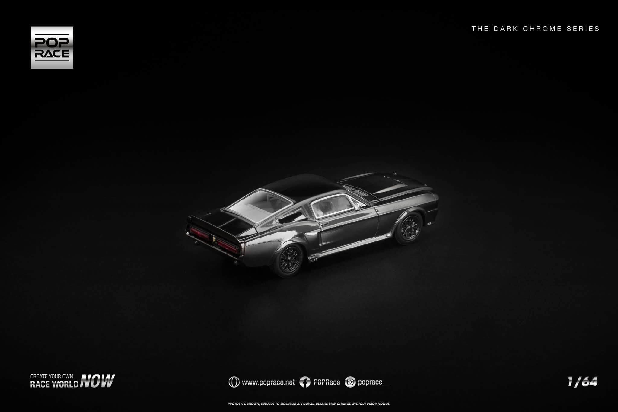 Pop Race Dark Chrome Series Shelby Mustang GT500 #004
